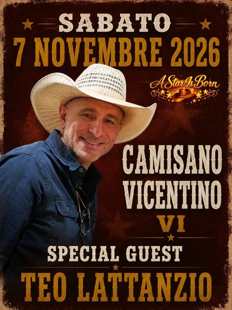 Locandina ufficiale Country Madness con Teo Lattanzio a Camisano Vicentino
