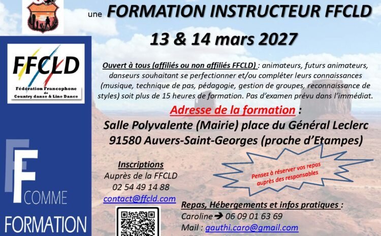 Formation Instructeurs FFCLD — Auvers-Saint-Georges